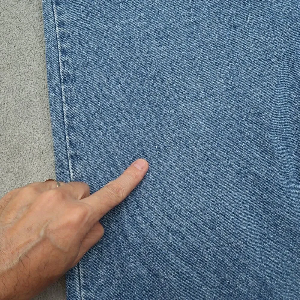 Levi's 505 Jeans Mens Size 42x30 (40x30 Actual) Blue Vintage Regular Straight